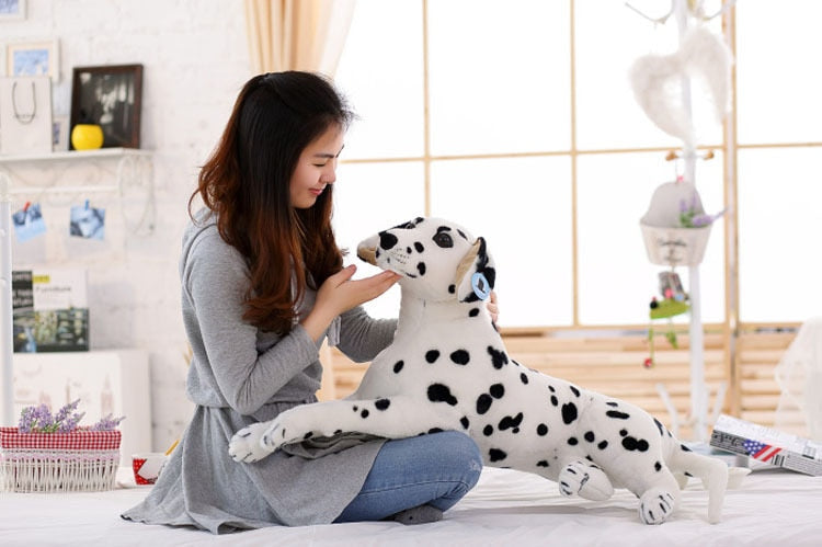 Realistic Dalmatian Dog Plush Stuffed Toy Realistic Dalmatian Dog Plush Stuffed Toy Furvenzy