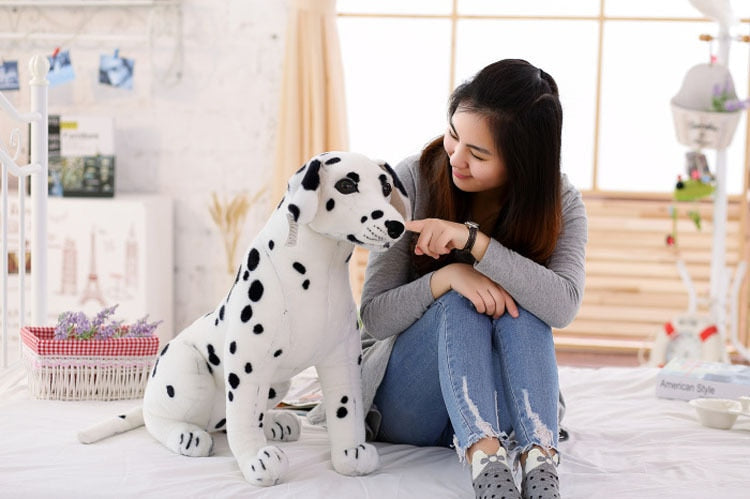 Realistic Dalmatian Dog Plush Stuffed Toy Realistic Dalmatian Dog Plush Stuffed Toy Furvenzy