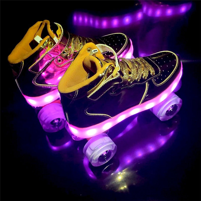 Outdoor Roller Skates for Women & Men - LED Outdoor Roller Skates for Women & Men - LED Furvenzy