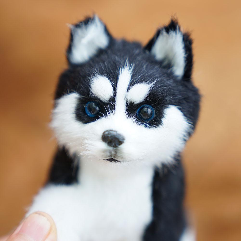Realistic White Siberian Husky Dog Plush Stuffed Toy Realistic White Siberian Husky Dog Plush Stuffed Toy Furvenzy