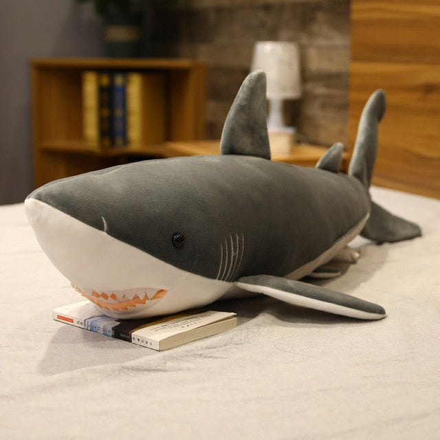 Realistic Shark Toy Realistic Shark Toy Furvenzy 60cm Gray
