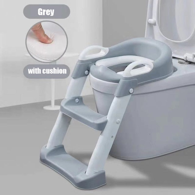 Super Potty Trainer - Urinal Backrest Super Potty Trainer - Urinal Backrest Furvenzy Grey With Cushion