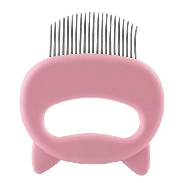 Cat Hair Removal Massaging Shell Comb Cat Hair Removal Massaging Shell Comb Furvenzy Pink