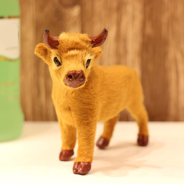 Realistic White Rabbit Plushtoy Realistic White Rabbit Plushtoy Furvenzy Yellow Cattle