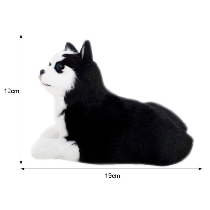 Realistic White Siberian Husky Dog Plush Stuffed Toy Realistic White Siberian Husky Dog Plush Stuffed Toy Furvenzy