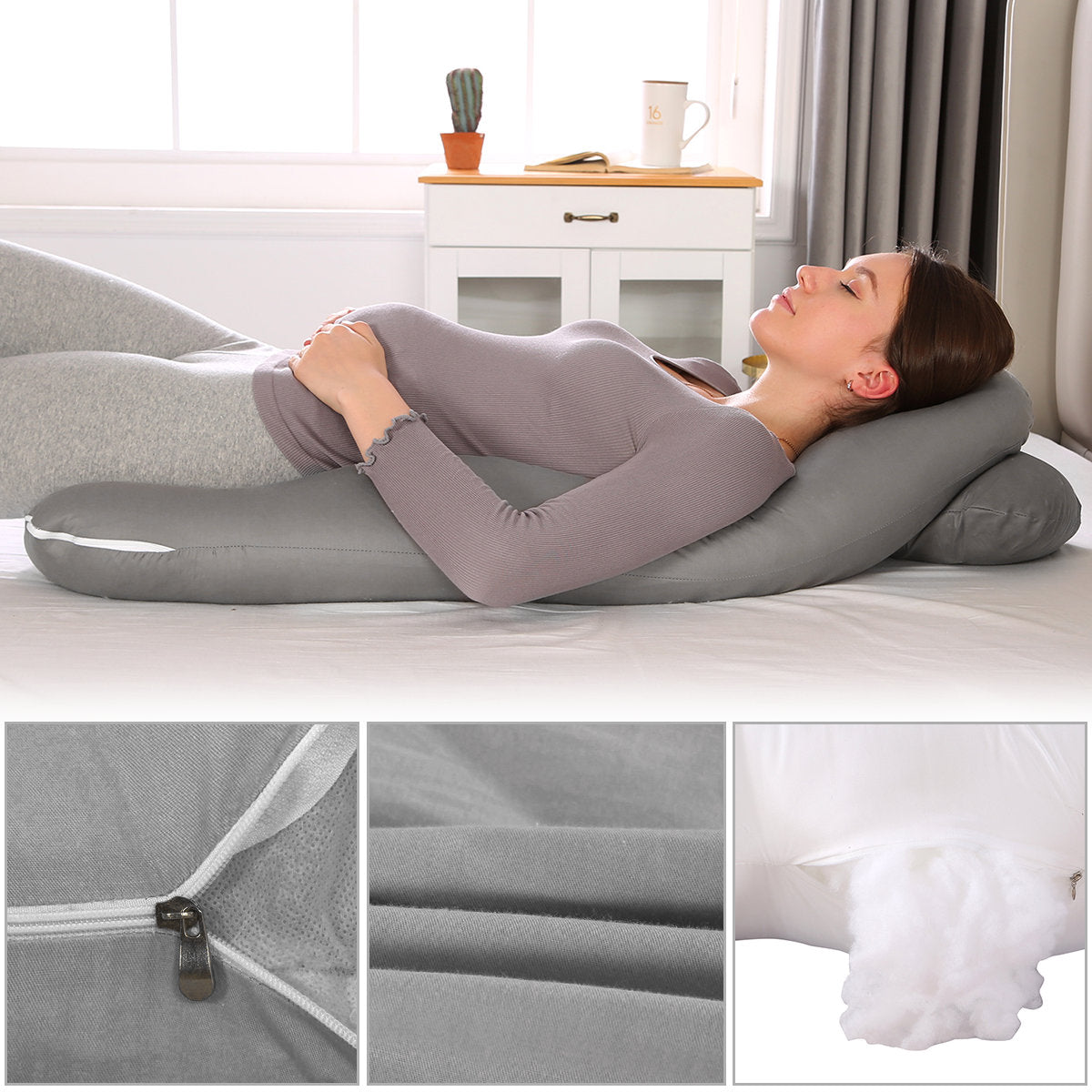 Giant Pregnancy Support Maternity Pillow Giant Pregnancy Support Maternity Pillow Furvenzy