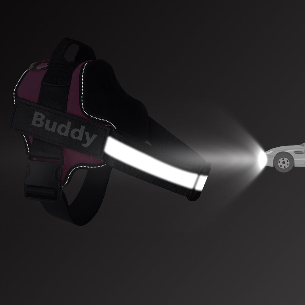 No Pull Dog Harness - Personalized Name Patch No Pull Dog Harness - Personalized Name Patch Furvenzy