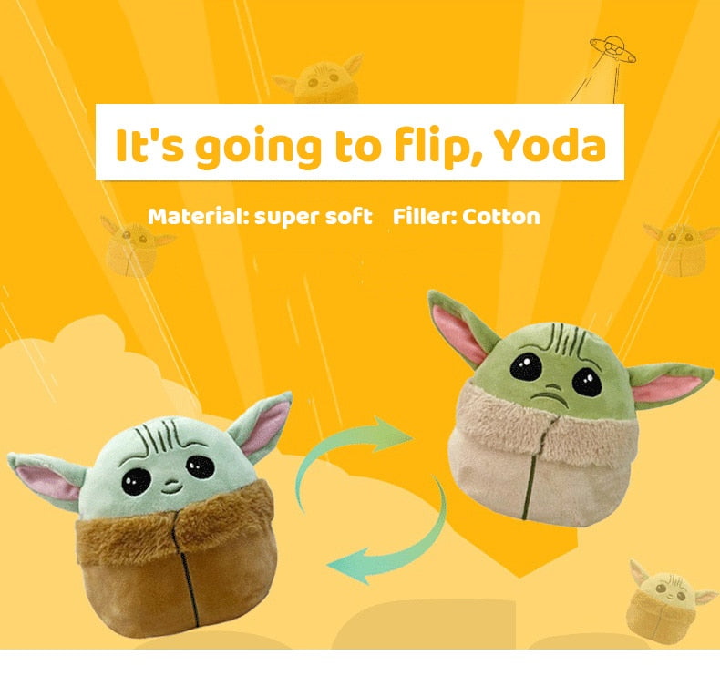 Plush Baby Yoda Toy Double-Sided 7 Plush Baby Yoda Toy Double-Sided 7
