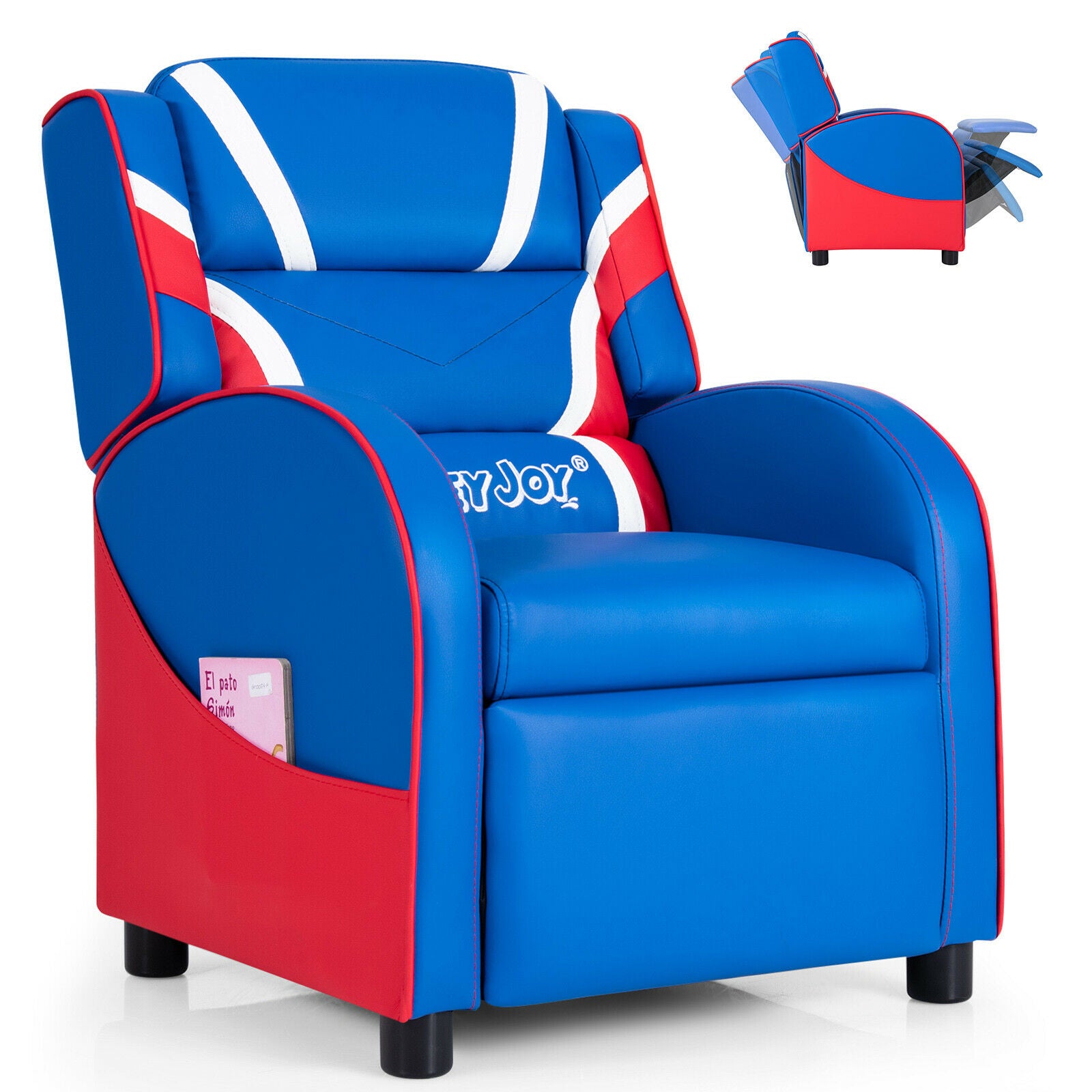 Kids Recliner Chair - Gaming Sofa Kids Recliner Chair - Gaming Sofa Furvenzy Blue United States