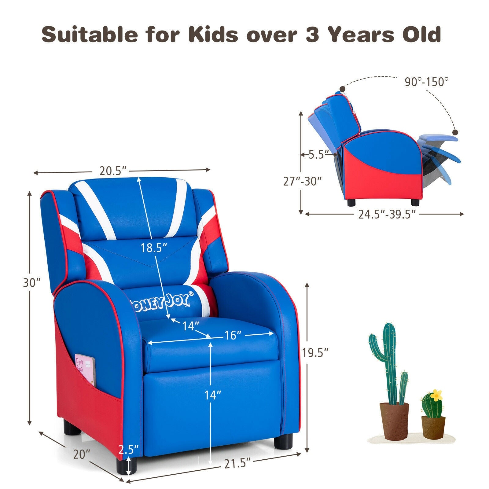 Kids Recliner Chair - Gaming Sofa Kids Recliner Chair - Gaming Sofa Furvenzy
