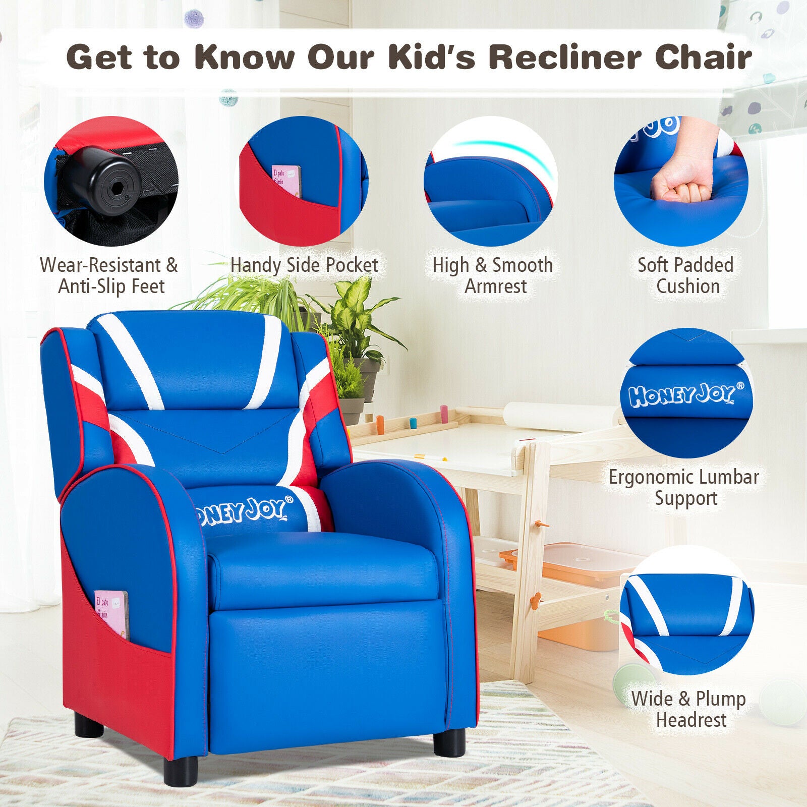 Kids Recliner Chair - Gaming Sofa Kids Recliner Chair - Gaming Sofa Furvenzy