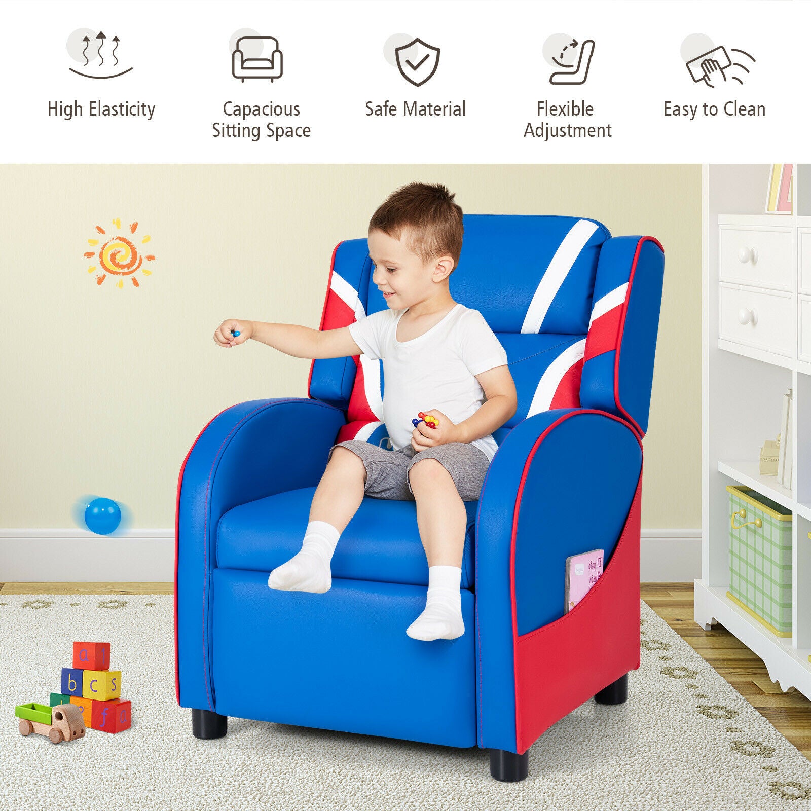 Kids Recliner Chair - Gaming Sofa Kids Recliner Chair - Gaming Sofa Furvenzy