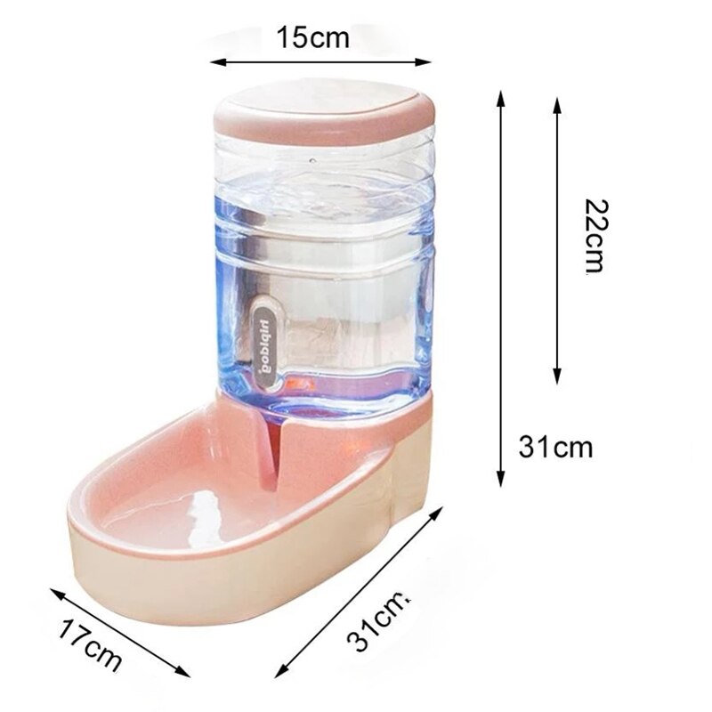 Dog Bowl Food Container Automatic Feeder & Water Dispenser Dog Bowl Food Container Automatic Feeder & Water Dispenser Furvenzy