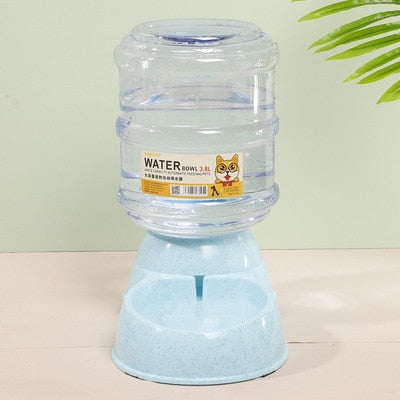 Dog Bowl Food Container Automatic Feeder & Water Dispenser Dog Bowl Food Container Automatic Feeder & Water Dispenser Furvenzy Blue Water 2
