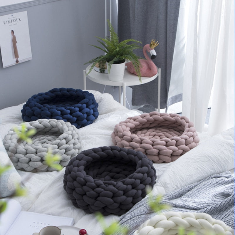 Warm Pet Cat Woven DIY Nest Warm Pet Cat Woven DIY Nest Furvenzy