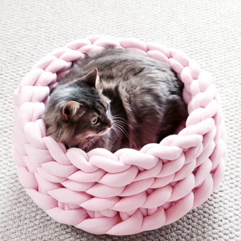 Warm Pet Cat Woven DIY Nest Warm Pet Cat Woven DIY Nest Furvenzy