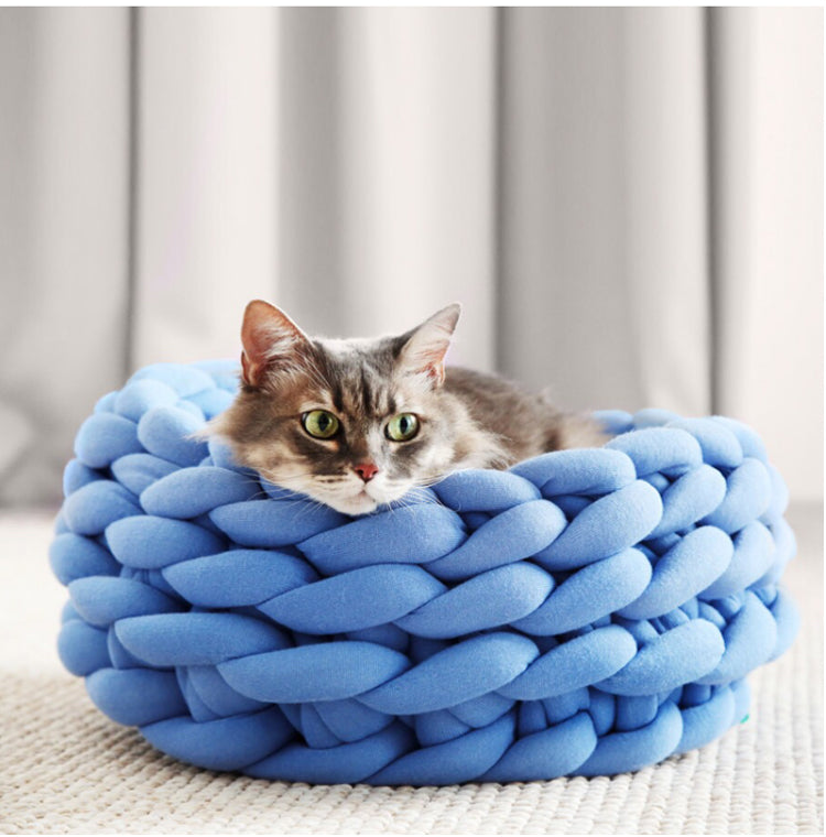 Warm Pet Cat Woven DIY Nest Warm Pet Cat Woven DIY Nest Furvenzy