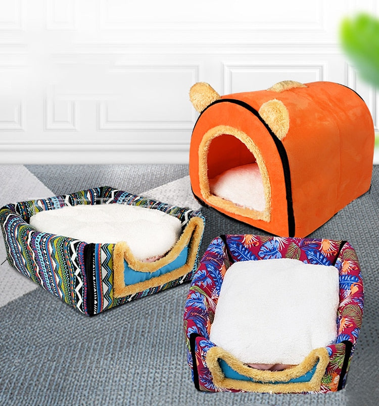 Foldable Dog Bed Pet House Sofa Nest Foldable Dog Bed Pet House Sofa Nest Furvenzy