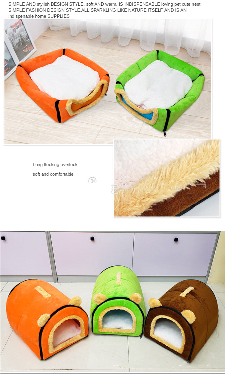 Foldable Dog Bed Pet House Sofa Nest Foldable Dog Bed Pet House Sofa Nest Furvenzy