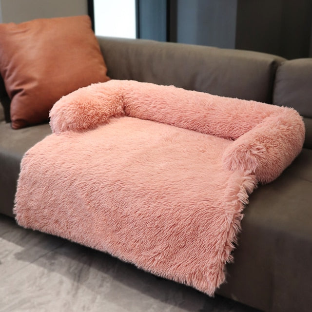 Pet Sofa Blanket and Furniture Protector Pet Sofa Blanket and Furniture Protector Furvenzy Pink S 74X74X17