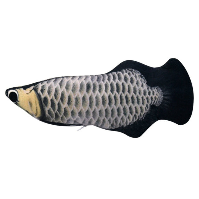 Floppy Fish Dog Toy Floppy Fish Dog Toy Furvenzy Silver Dragon