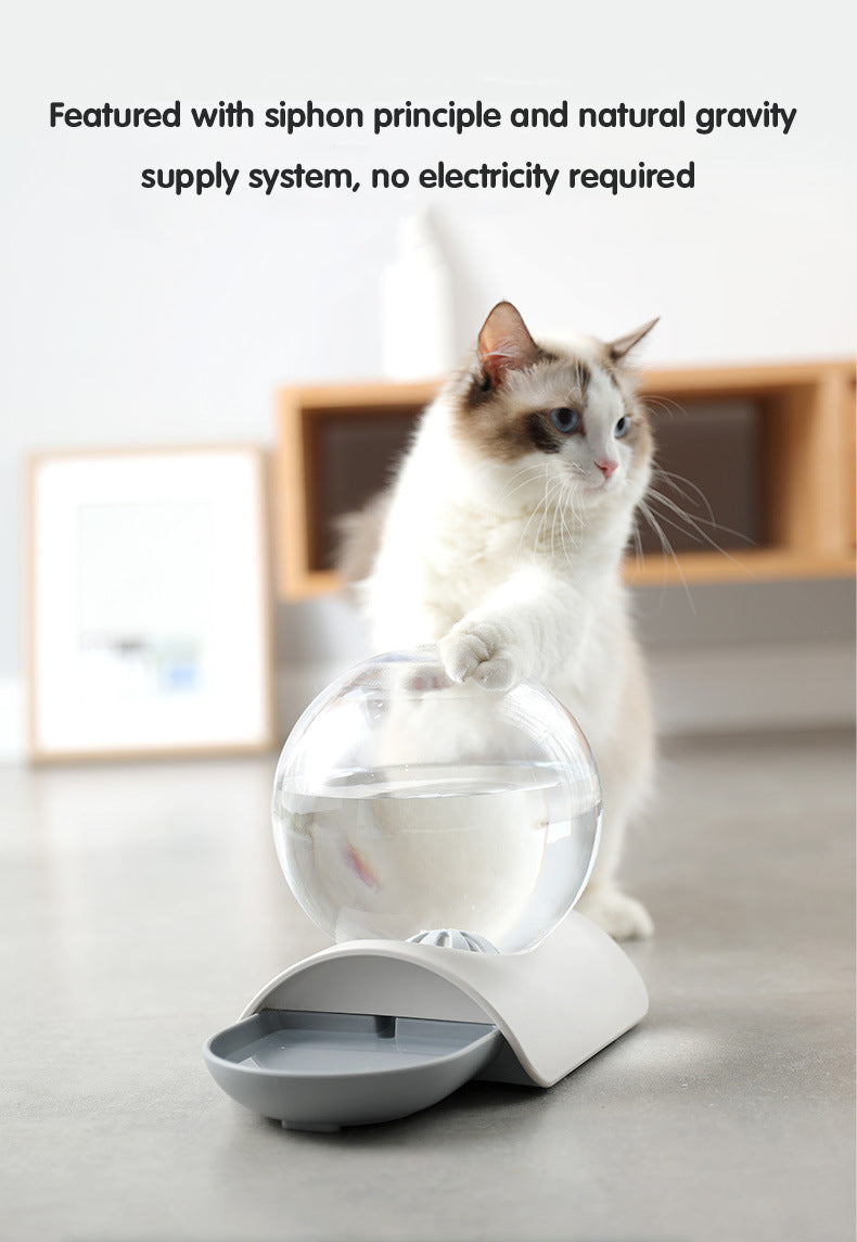 Cat Gravity Waterer Bowl Dispenser Cat Gravity Waterer Bowl Dispenser - Furvenzy