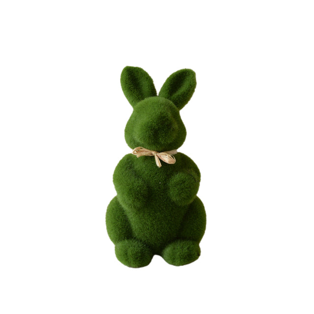 Realistic White Rabbit Plushtoy Realistic White Rabbit Plushtoy Furvenzy Green Bunny