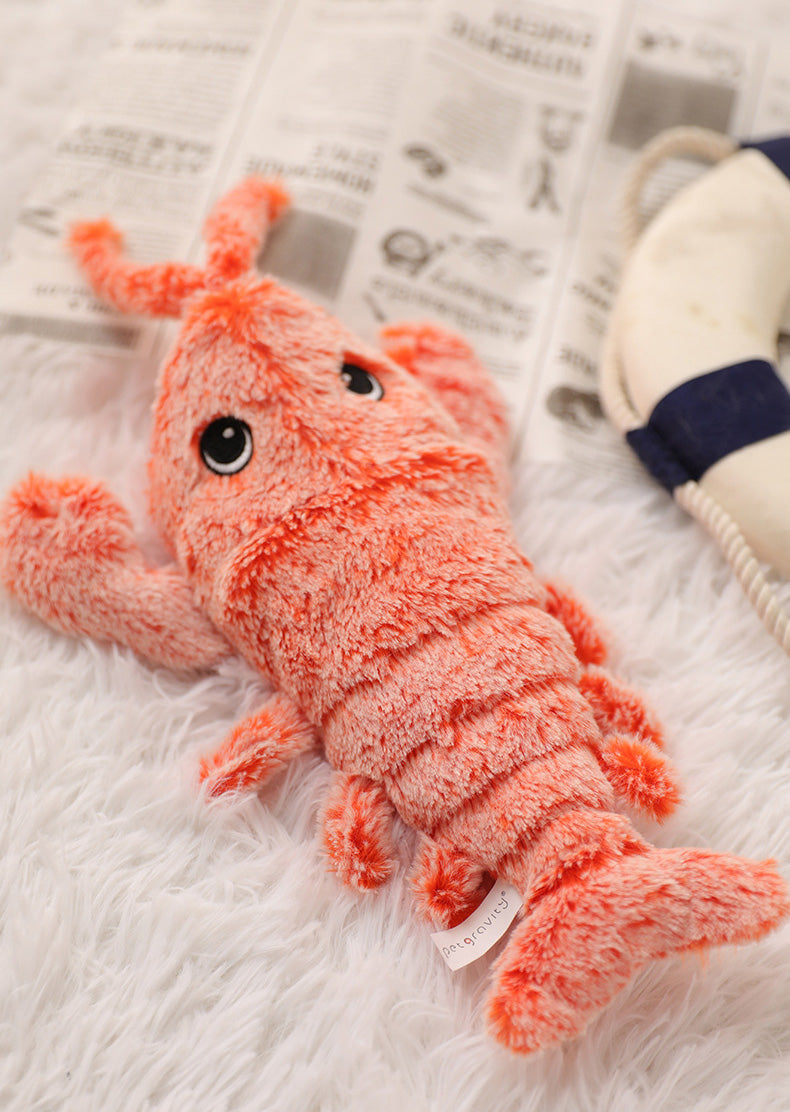 Electric Jumping Cat Toy - Moving Lobster Electric Jumping Cat Toy - Moving Lobster Furvenzy Orange