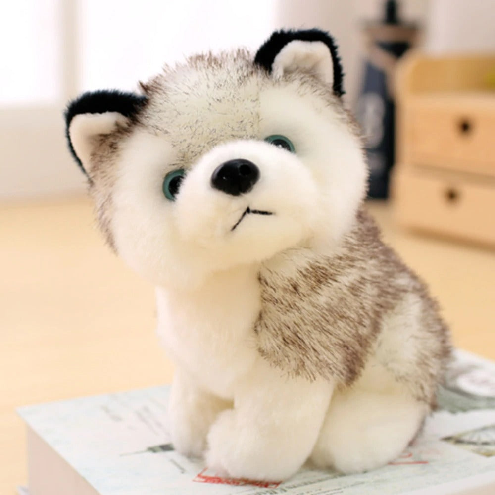 Realistic Husky Dog Plush Stuffed Toy Realistic Husky Dog Plush Stuffed Toy Furvenzy