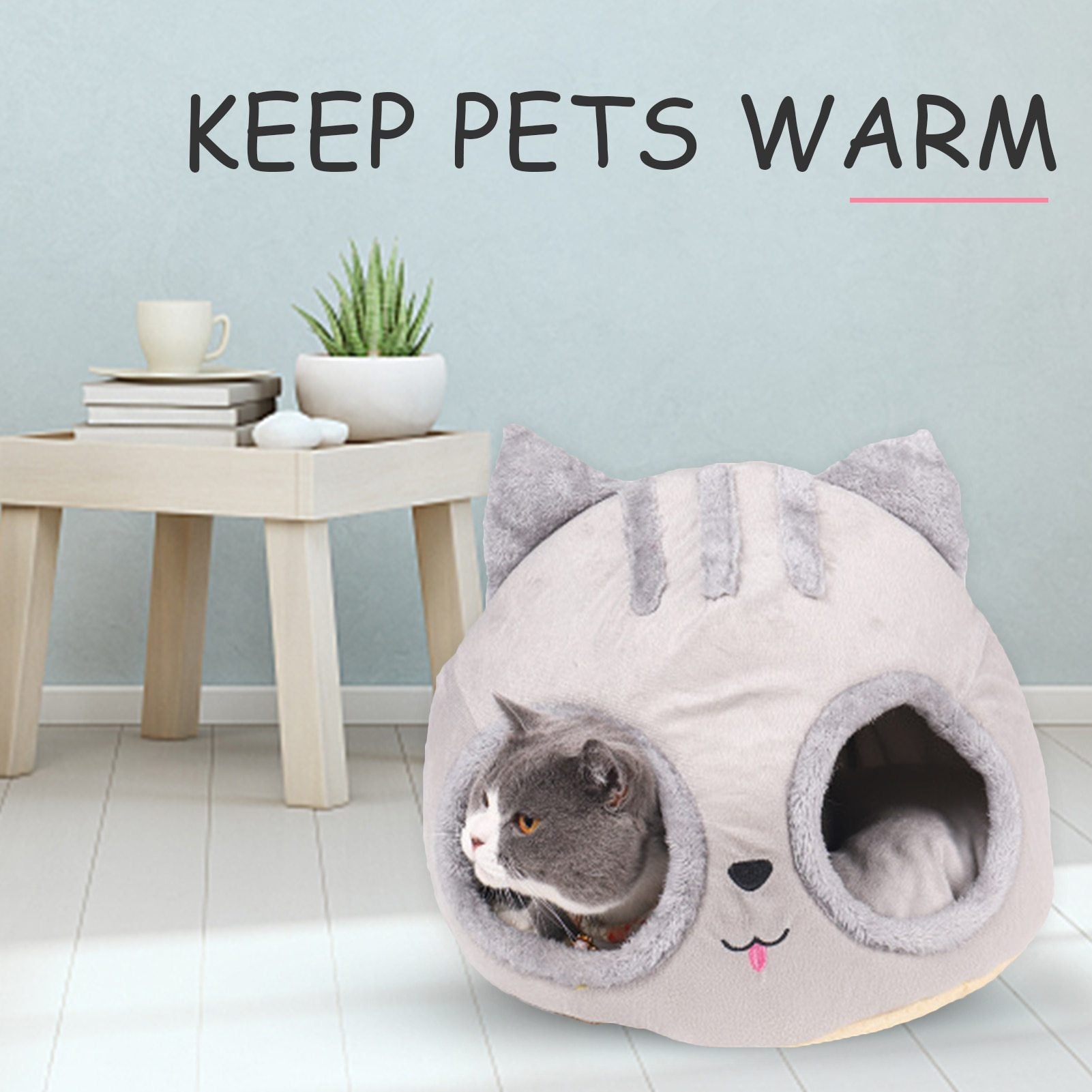 Removable Cat Bed House Cave Removable Cat Bed House Cave Furvenzy