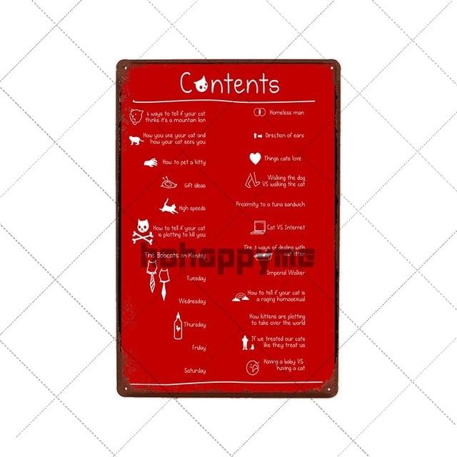 Retro Cats Wall Art Plaque Retro Cats Wall Art Plaque Furvenzy Contents