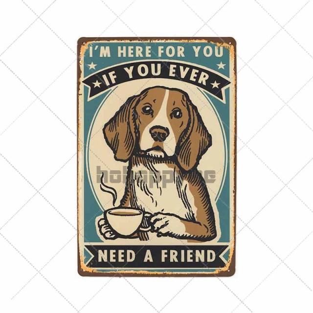 Retro Dog Wall Plaque Retro Dog Wall Plaque Furvenzy I'm Here for You