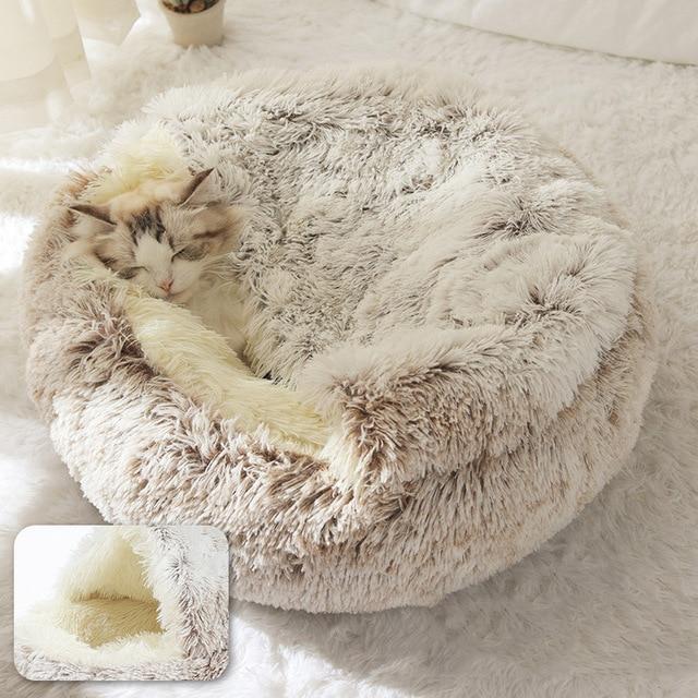Round Pet Bed Round Pet Bed Furvenzy