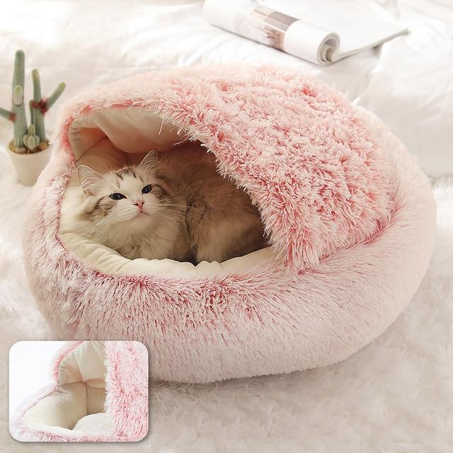 Round Pet Bed Round Pet Bed Furvenzy 35x35cm Pink