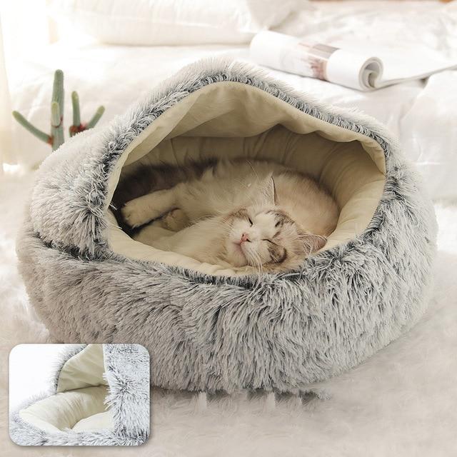 Round Pet Bed Round Pet Bed Furvenzy 35x35cm Grey