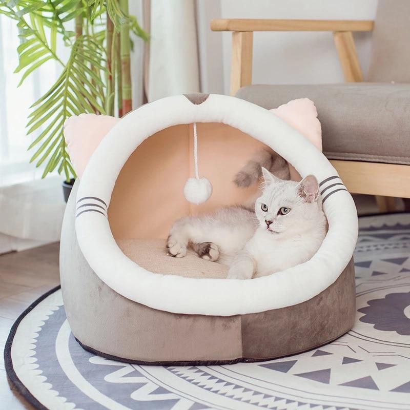Soft Cat Bed House Cave Soft Cat Bed House Cave Furvenzy
