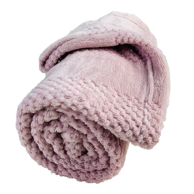 Super Soft Coral Fleece Pet Blanket Super Soft Coral Fleece Pet Blanket Furvenzy 50x70cm Pink purple