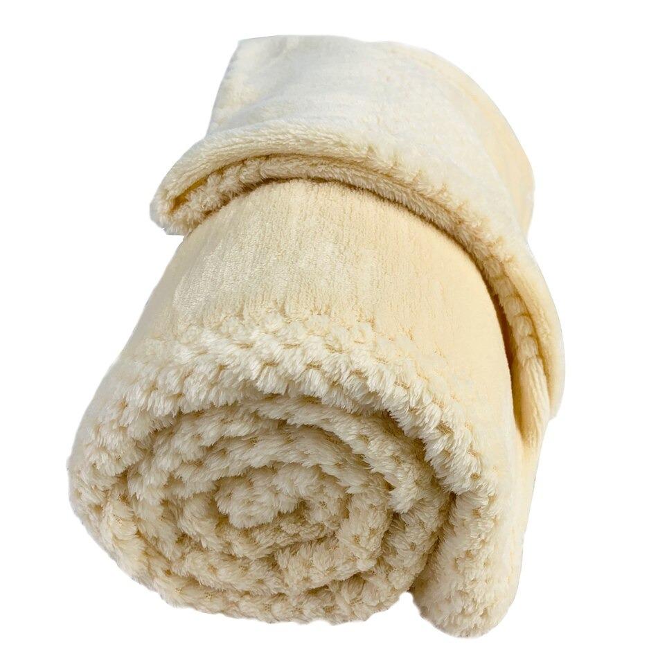 Super Soft Coral Fleece Pet Blanket Super Soft Coral Fleece Pet Blanket Furvenzy 50x70cm Yellow