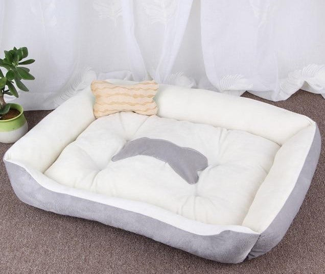 Tear Resistant Dog Bed Tear Resistant Dog Bed Furvenzy M 65x50x15 Grey Without Rattan Mat