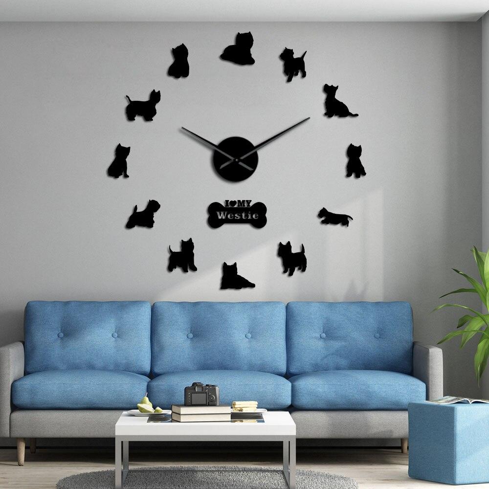 West Highland Terrier Wall Clock West Highland Terrier Wall Clock Furvenzy