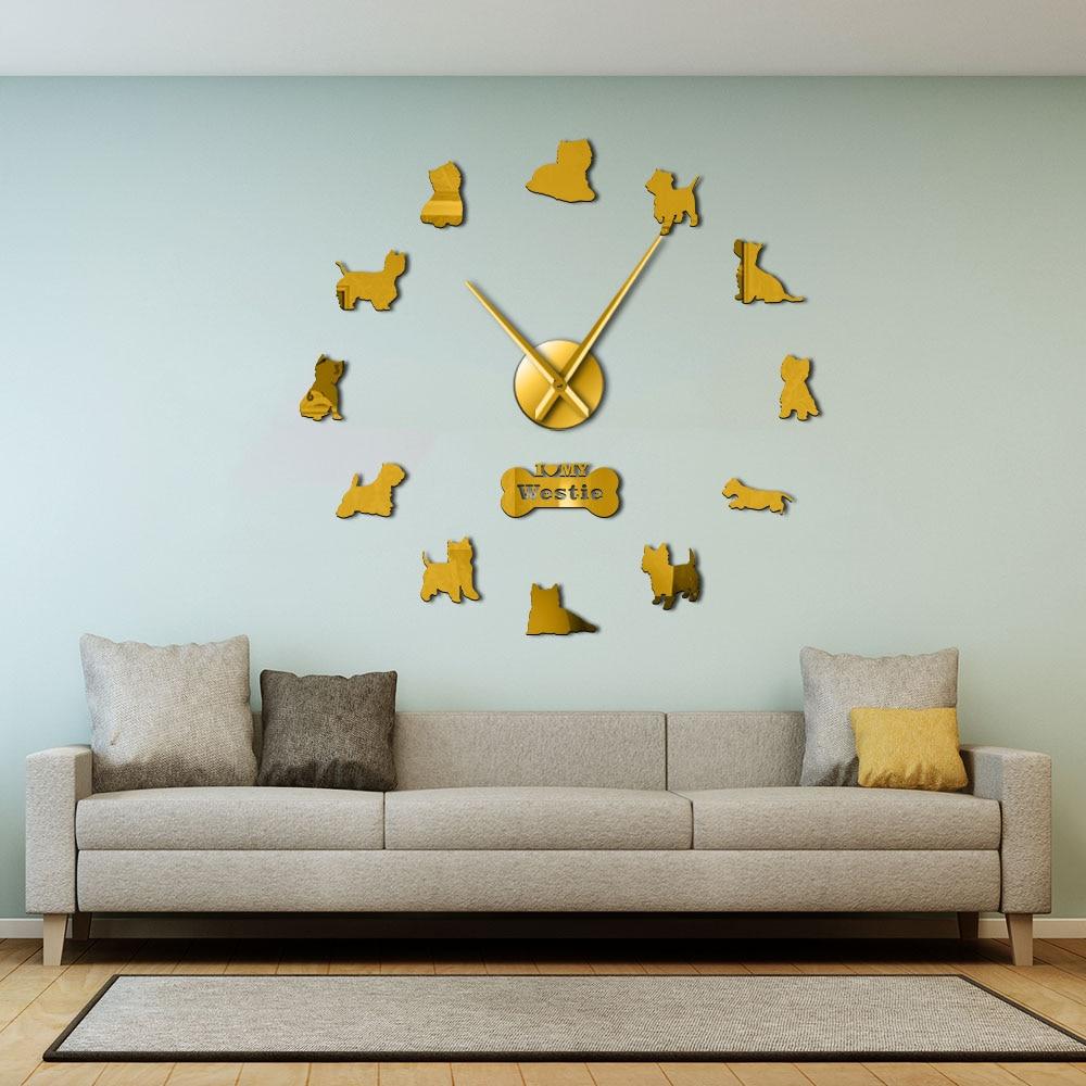 West Highland Terrier Wall Clock West Highland Terrier Wall Clock Furvenzy