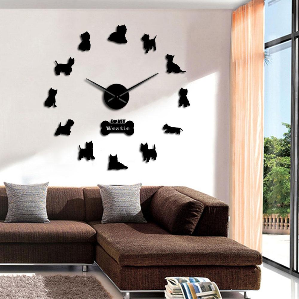 West Highland Terrier Wall Clock West Highland Terrier Wall Clock Furvenzy