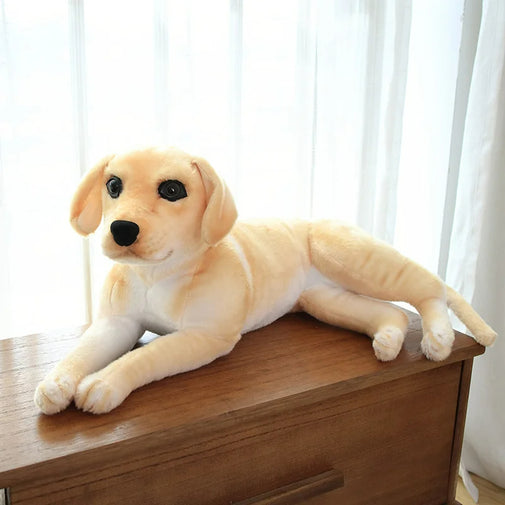 Realistic Labrador Dog Simulation Toy Furvenzy Lying 40cm