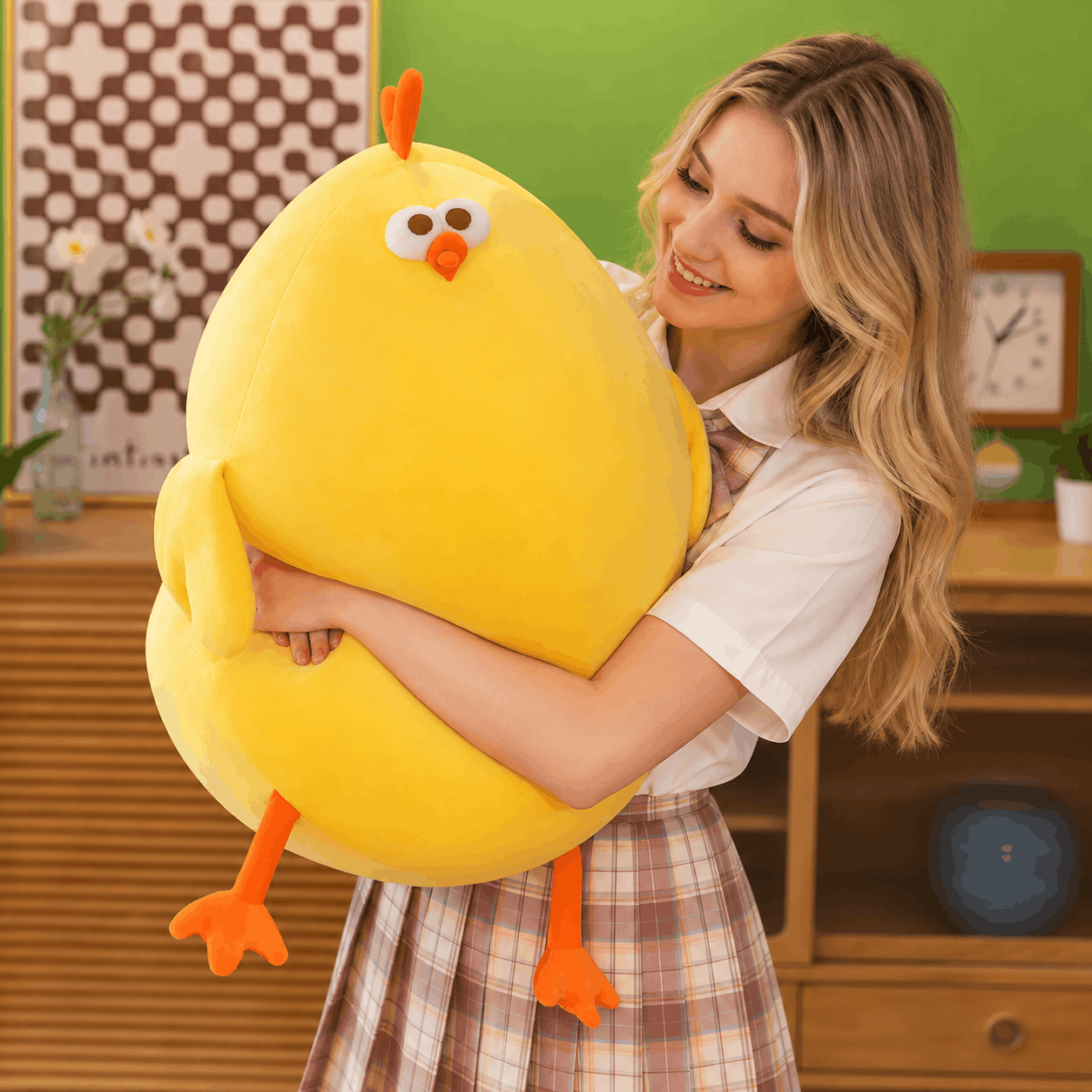 Squishmallow Fat Chicken Plush Toy Stuffed Animal