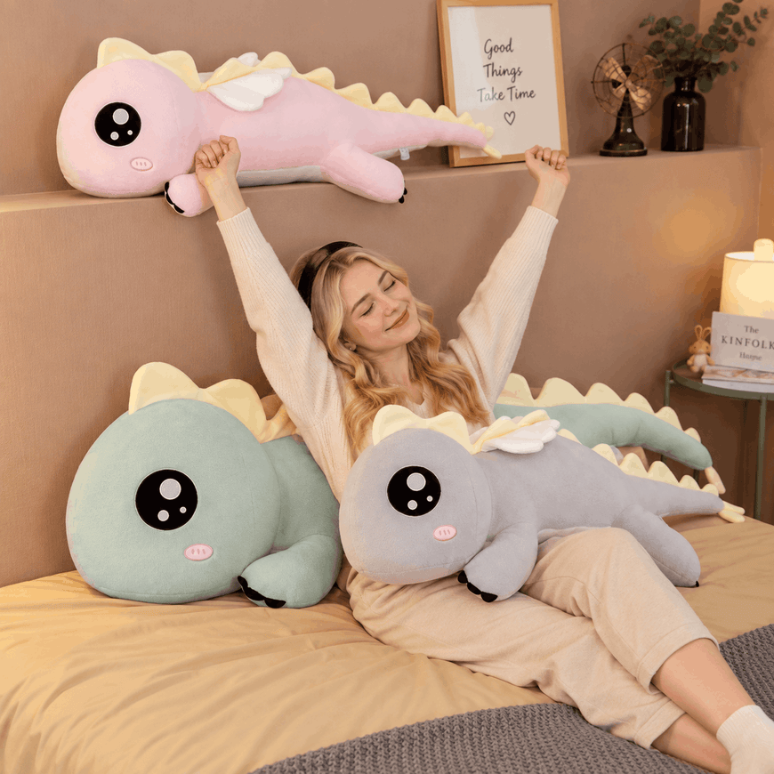 Squishmallow Big Dinosaur Plush Toy Stuffed Animal Pillow