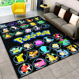 Pokemon Area Rug Carpet Furvenzy