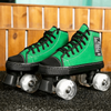 Canvas Quad Roller Skates Shoes for Beginners 4