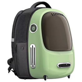 Space Capsule Pet Breathable Backpack Furvenzy Green