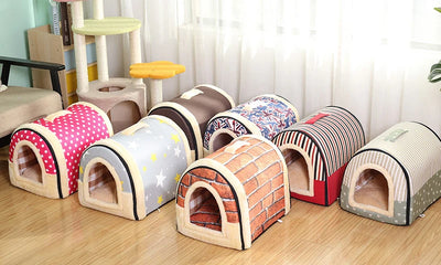 Indoor Foldable Dog House Cave