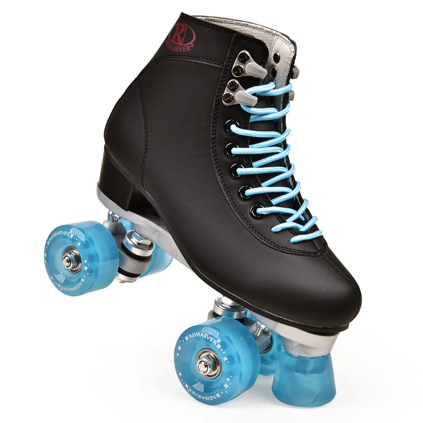Double Line Roller Skates for Men & Women Furvenzy Sky blue Men's 4 (Ladies 5)
